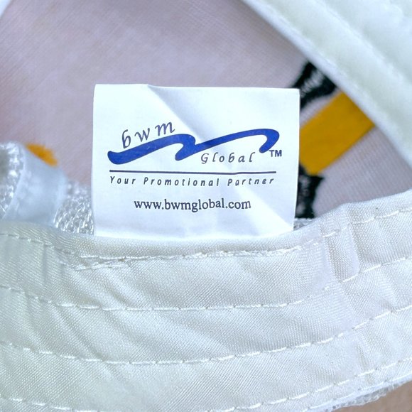 BWM Pittsburgh Pirates MLB Baseball Black Yellow Cap Hat Adjustable Strap Back - Picture 5 of 6